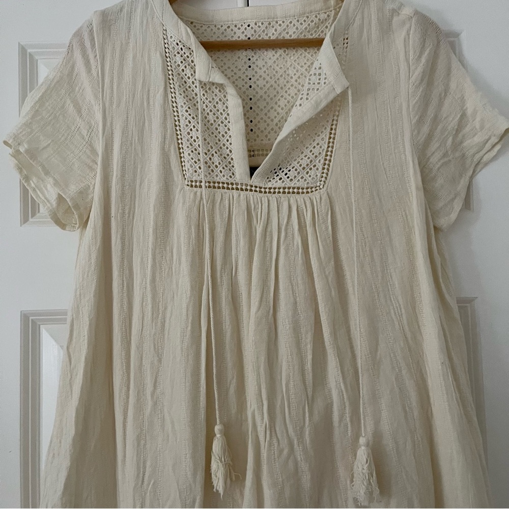 Doe & Rae Cream Dress - Picture 3 of 5